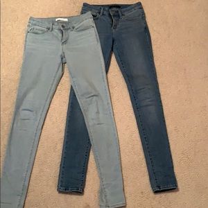 Pair of Uniqlo women’s ultra stretch skinny jeans